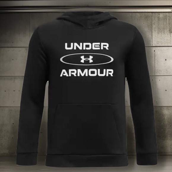 UNDER ARMOUR • Fleece Graphic Hoodie Sweatshirt - Picture 2 of 5